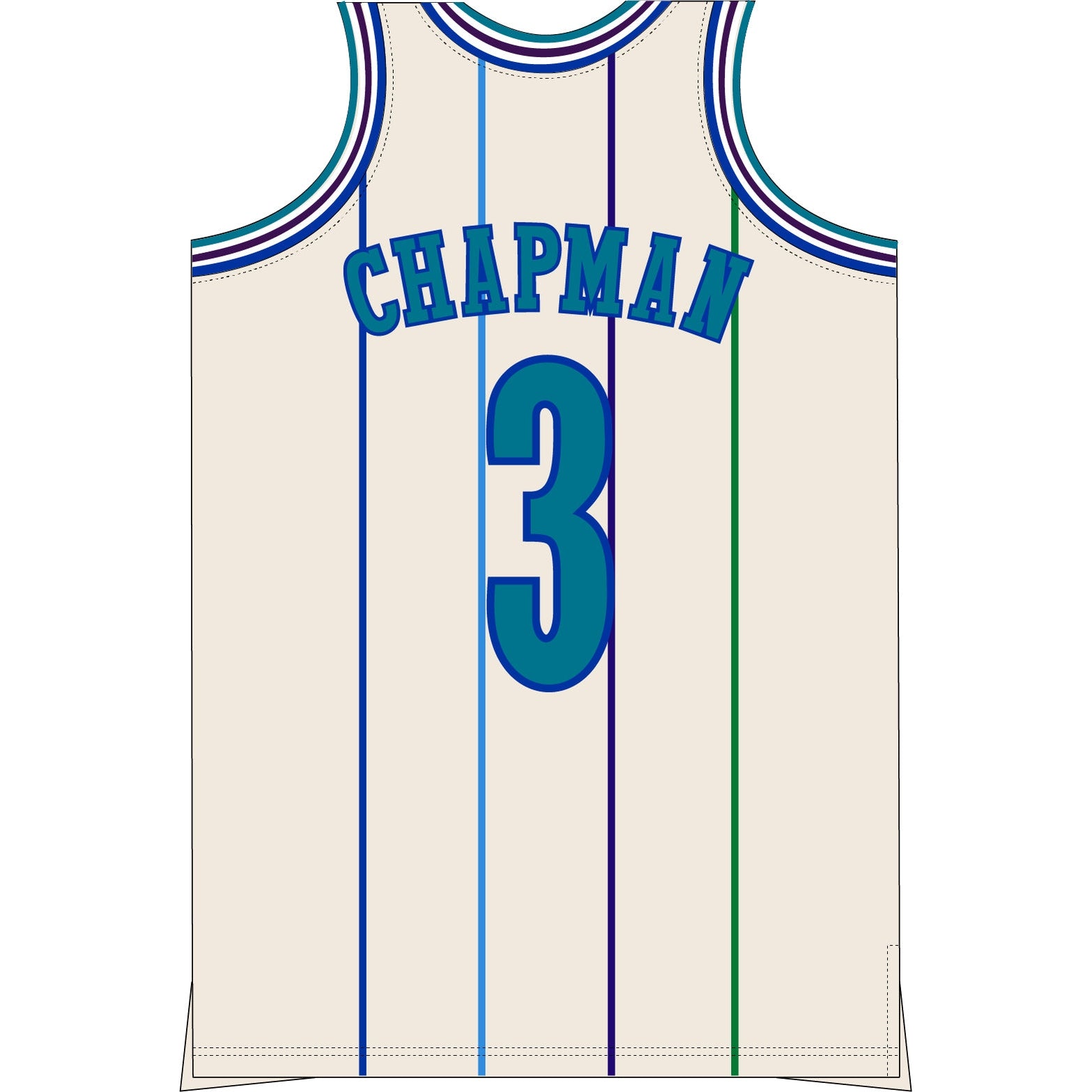 Hornets 1988 Rex Chapman Jersey