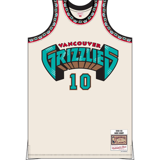 MITCHELL AND NESS TFSM5052-GRIZZLIES CREAM by Mitchell and Ness