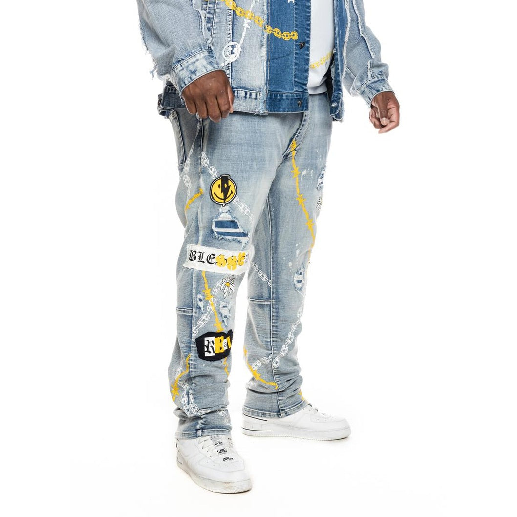 SMOKE RISE JP22111B-ALBANY BLUE