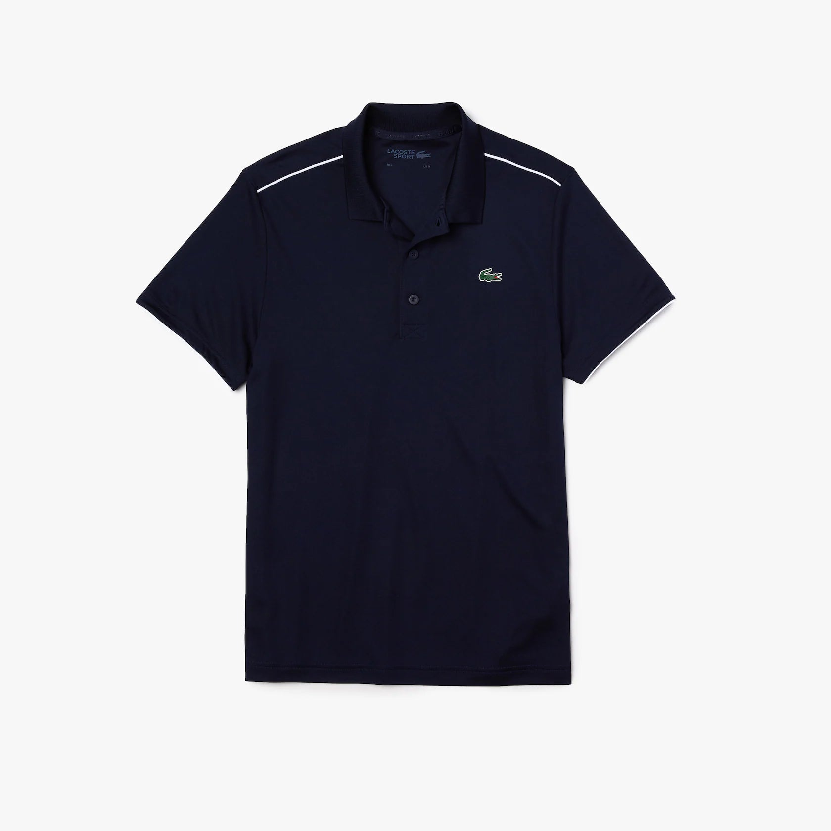 Navy lacoste polo hot sale