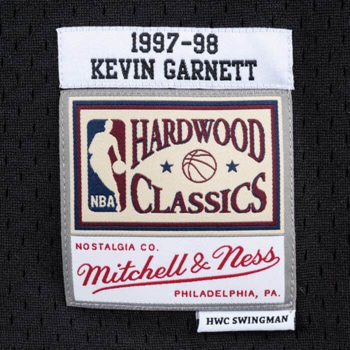 Timberwolves 97-98 Kevin Garnett Jersey by Mitchell and Ness