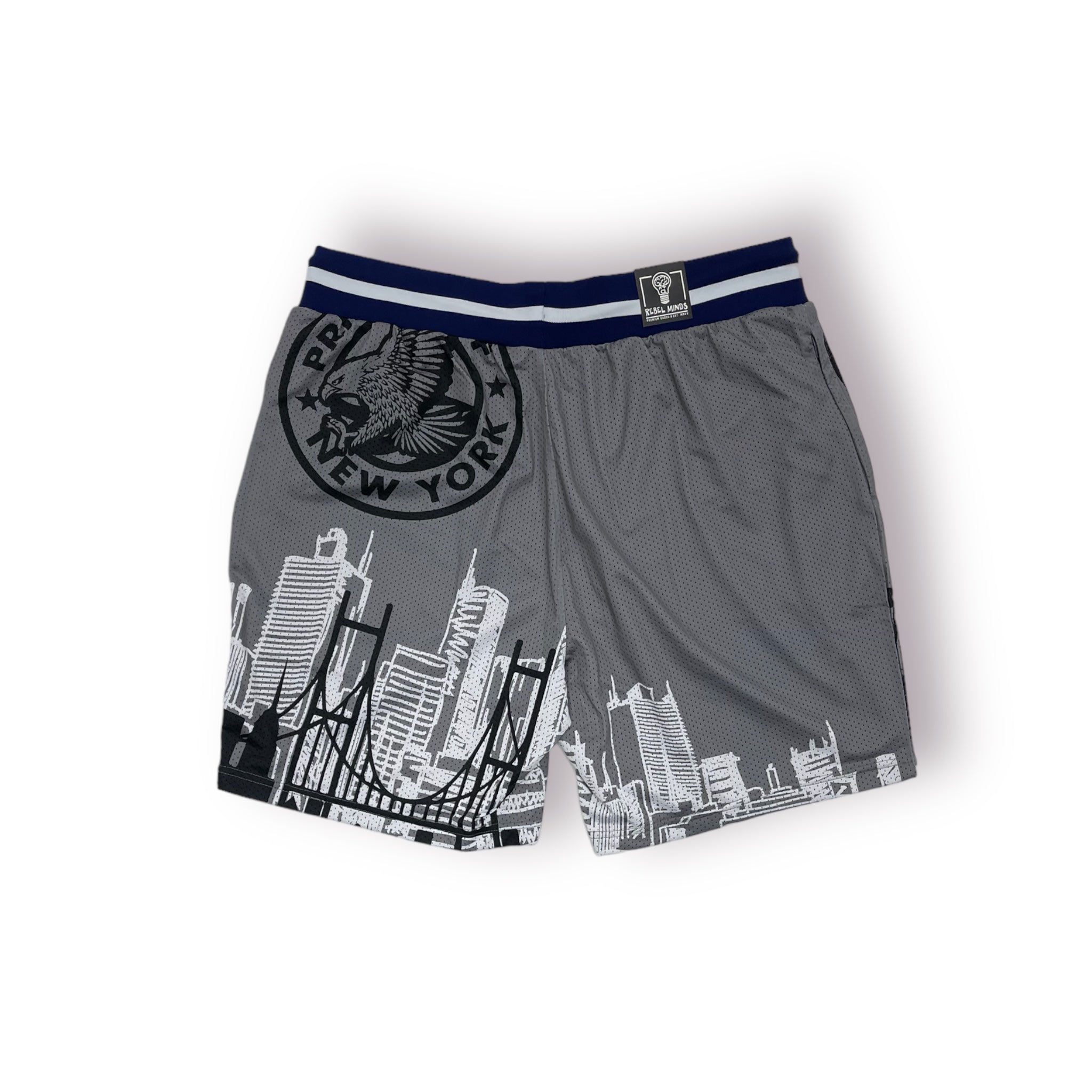 REBEL MINDS 131911T-GREY/NAVY