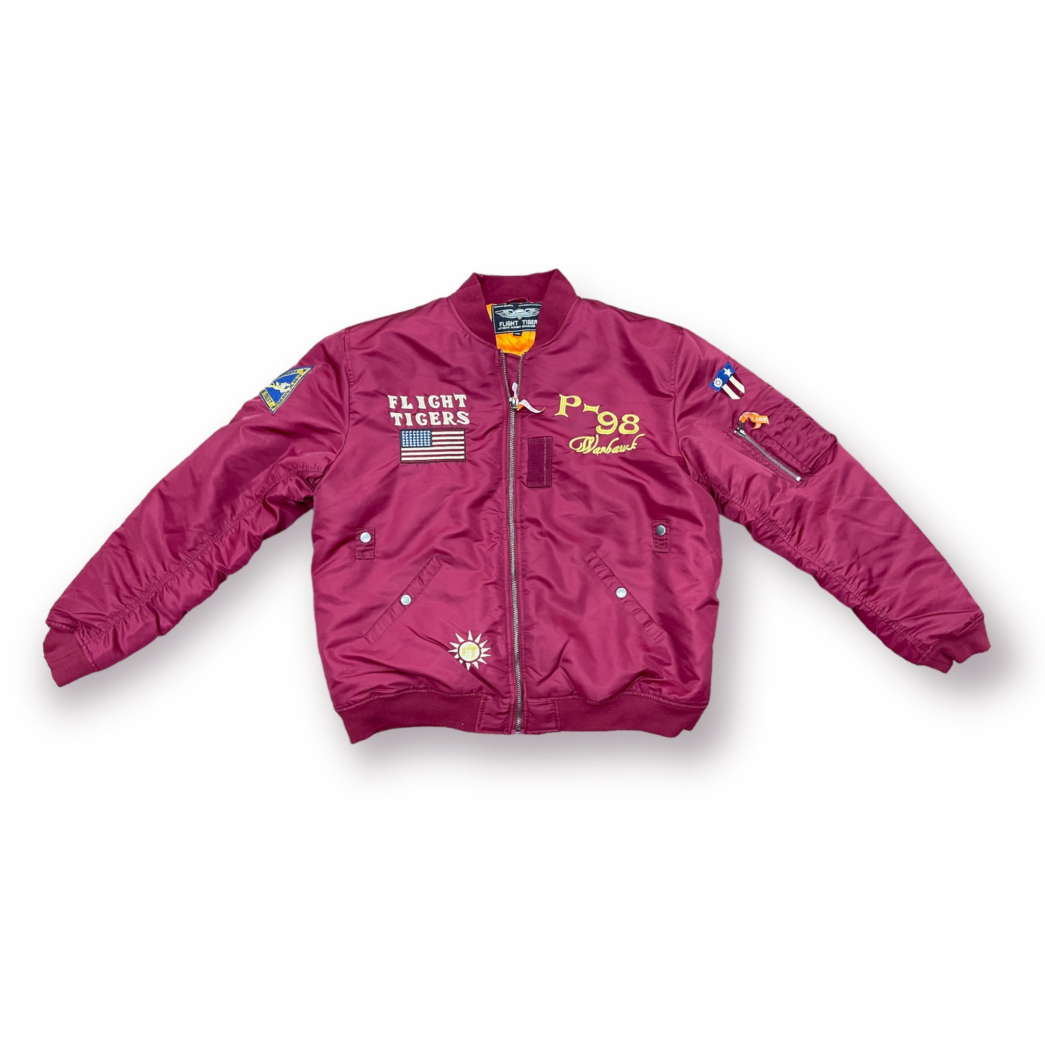 FLIGHT TIGERS 8915-BURGUNDY