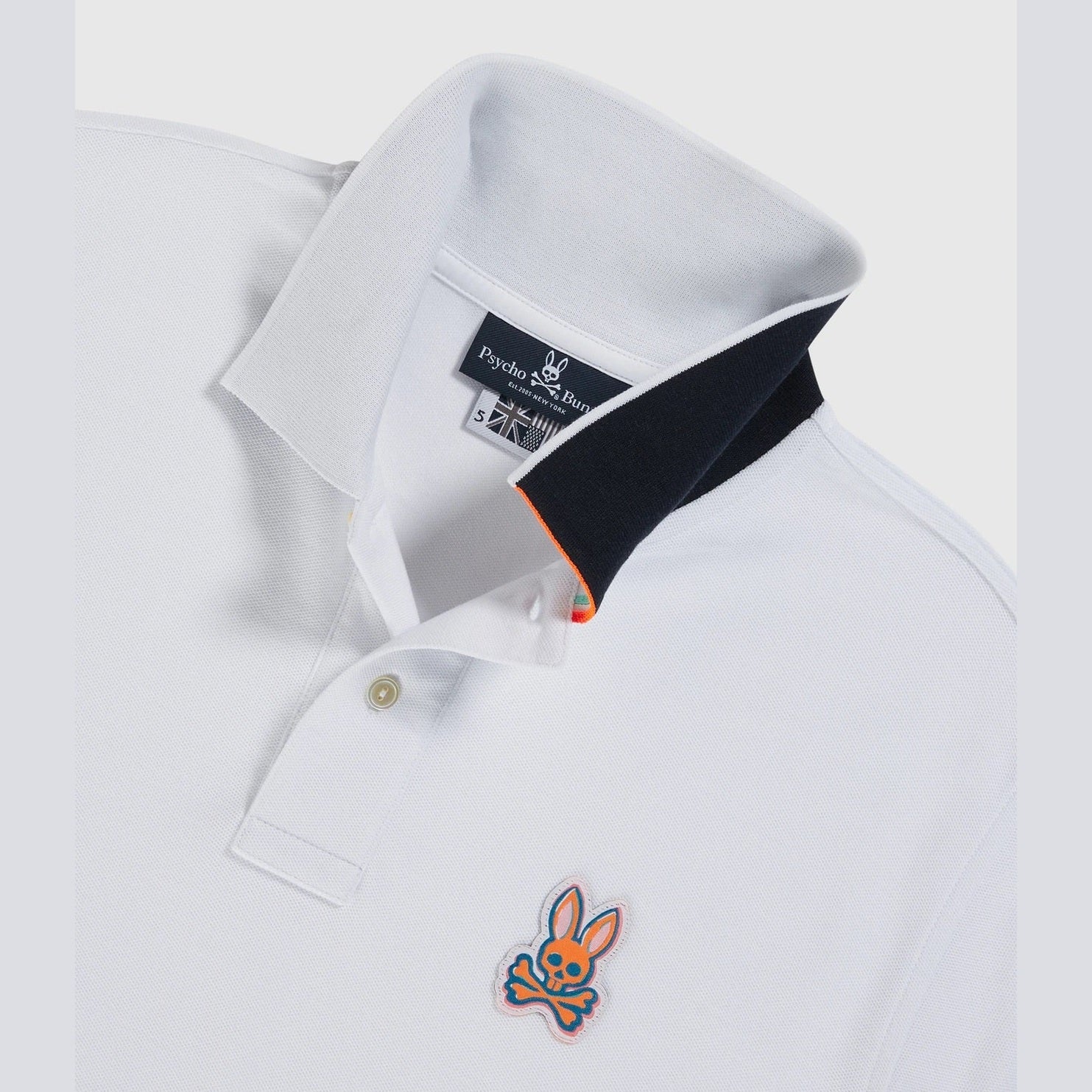 PSYCHO BUNNY B9K126S-WHITE