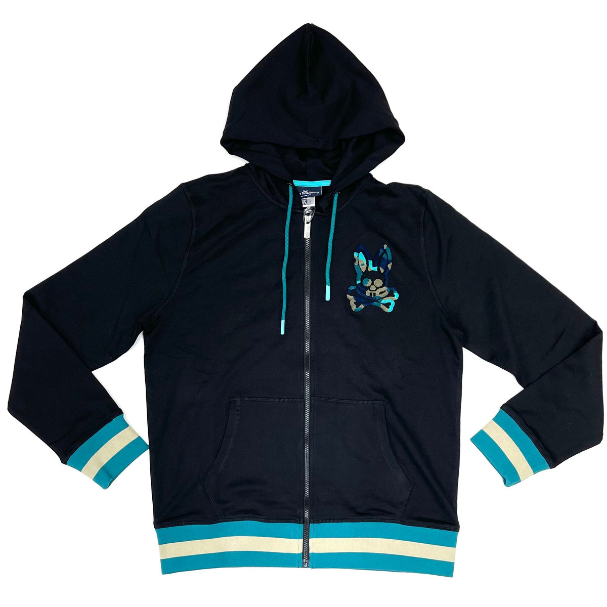 PSYCHO BUNNY B6H209Q1FT-BLACK by Psycho Bunny